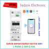 DDS238-2 WIFI Energy kWh Meter 1 PHASE 65A - Expor Impor Metering PLTS